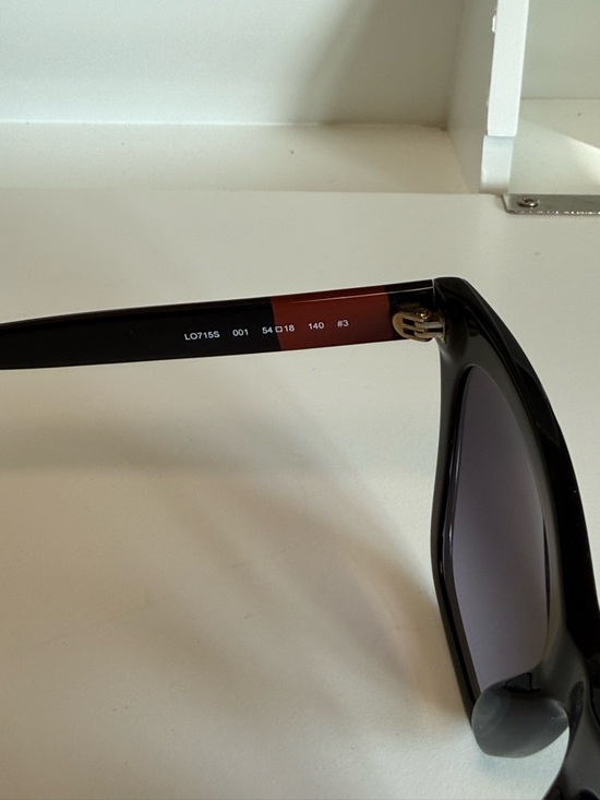 Longchamp Women\'s Sunglasses: Black Cat-Eye, NEW main image 8